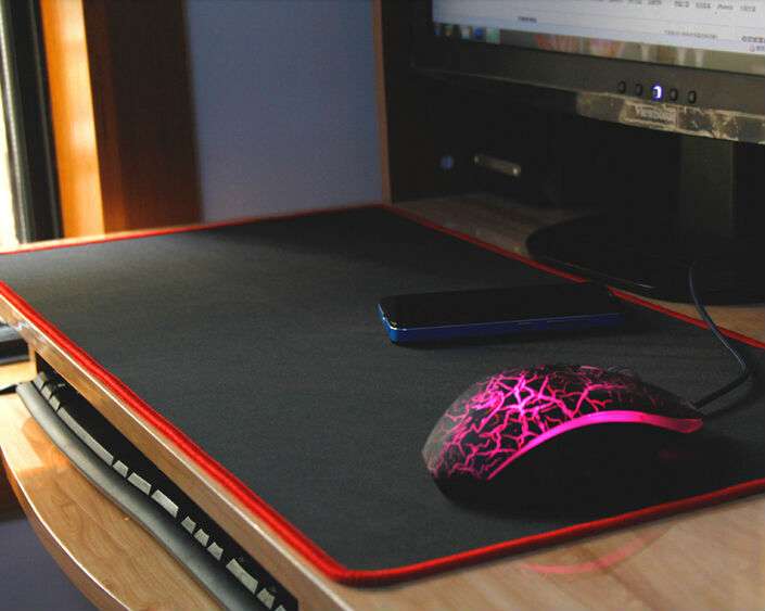 Super Professional Speed and Control Cloth promotional Gaming Mouse Pad,Rubber Mouse Pad  BD-LD004