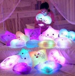 LED pillow/led light up pillow/colorful shining led light pillow/BD-S008