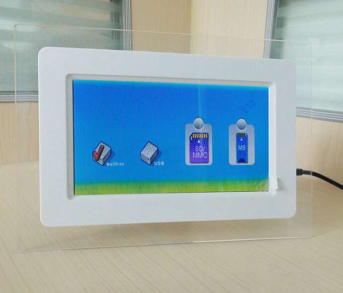 Lithium Battery Power Digital Photo Frame,USB style,printing logo  BD-AN053