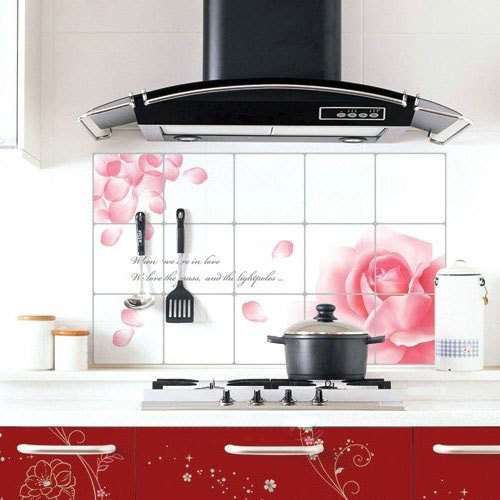 The Oil Resistance Stickers/high temperature prevent lampblack paper for Kitchen Clean BD-SH023 