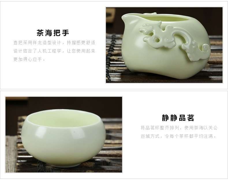 High quality China classical 3 colors china materia tea cups set for gift  lBD-SH030