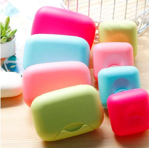 Sugar Colors Innovation Hand Made Travel Soap Box with Head and Lock  BD-SH046