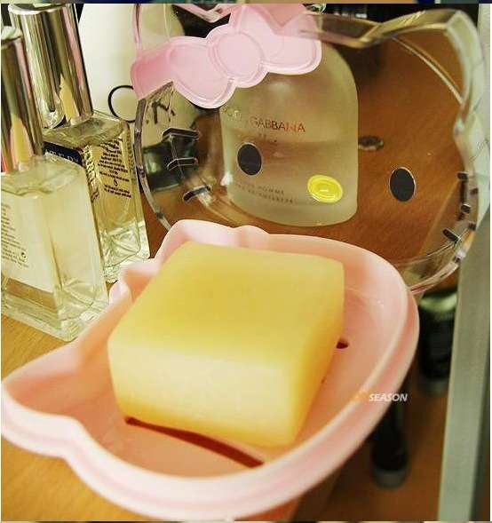 Clever pink Ketty soap box for home using   BD-SH047