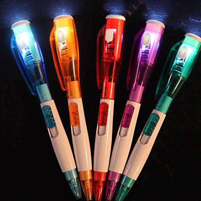 LED lighting pen in dark using/mini LED light with pen 2 in 1 using  BDSH050