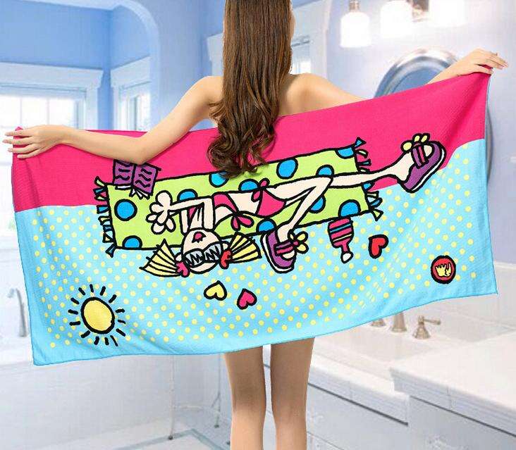 Microfiber printing towels,beach towels,active printing   BD-AN047