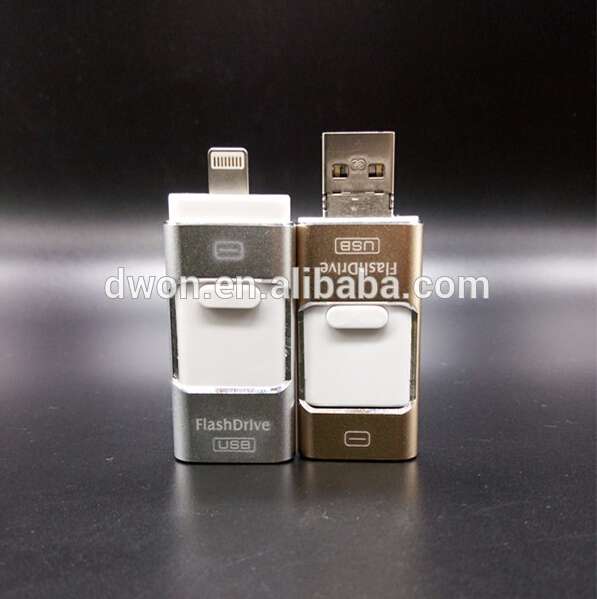 factory price usb flash drive 128gb usb flash drive sample for iphone 3 in1 otg iflash dBDSH094