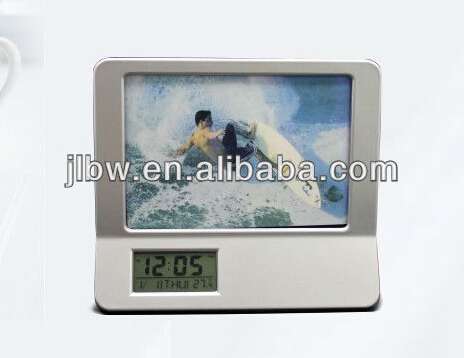 Electronic Calculator With Photo Frame And Digital Temperature Display BDSH100
