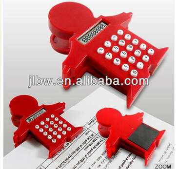 Red Clip Calculator For Promotion   BDSH118