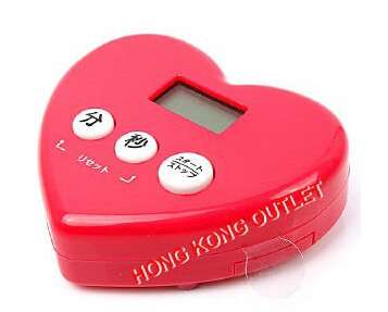 Heart Valentine Kitchen Countdown Digital Timer Red A23a   BDSH111