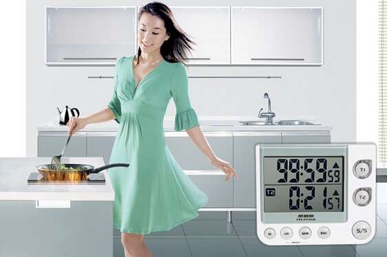 High Quality Dual timer,LCD Digital Kitchen Alarm Countdown Timer,digital countdown timer   BDHS110