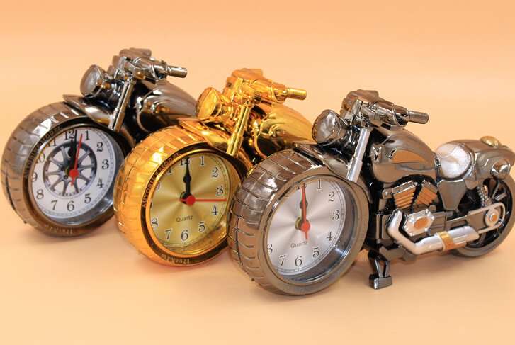 Russian hot selling Motorcycle model alarm clock   BDSH136