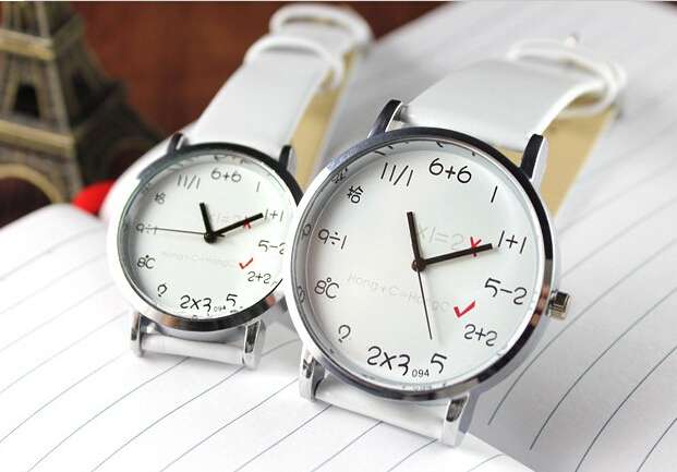 Korean students personality teenager Numbers fashion math watch    BDSH142