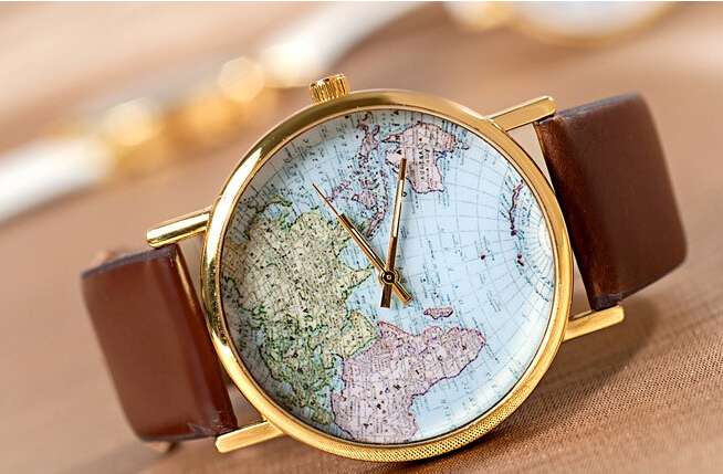2016 USA hot selling golden mental band personality watch    BDSH141