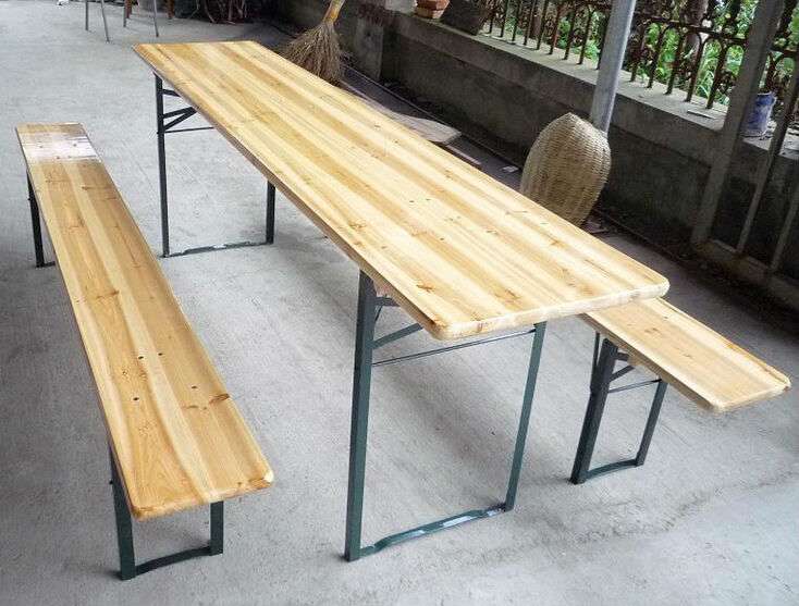 Strong folding beer table set/beer table/beer benches BDLD021