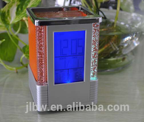 LED pen holder with alarm clock  BDSH206