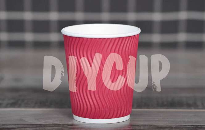 Disposable Paper Coffee Fluting Paper Cup  BDSH329
