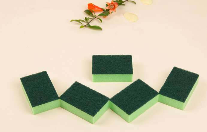 Eco-friendly Green Sponge Scouring Pad  BDSH336