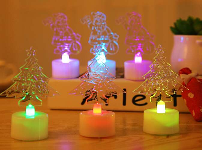 Merry Christmas Gift LED Candle BDSH376